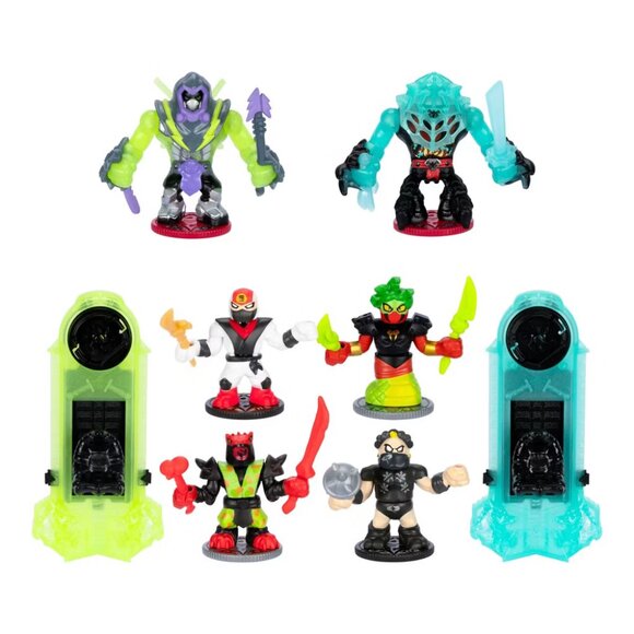 New in Box Legends of Akedo Ninja Fury Battle Pack 6 Pack Action Figure Set - Picture 2 of 10